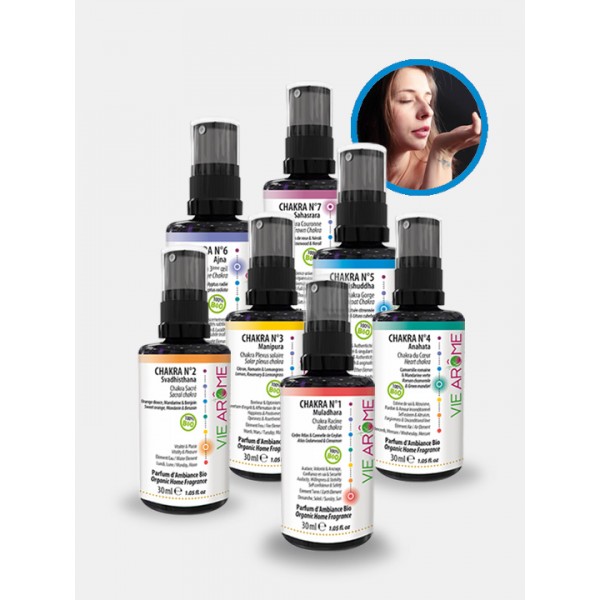 Kit 7 Chakras Parfums d'ambiance