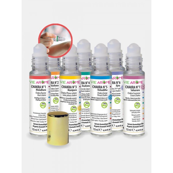Kit 7 Chakras Sérums Roll on 