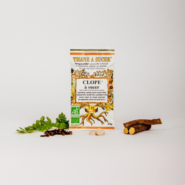 Biopastilles Bio CLOPE A SUCER *