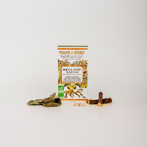 Biopastilles Bio REGLISSE SAUGE*