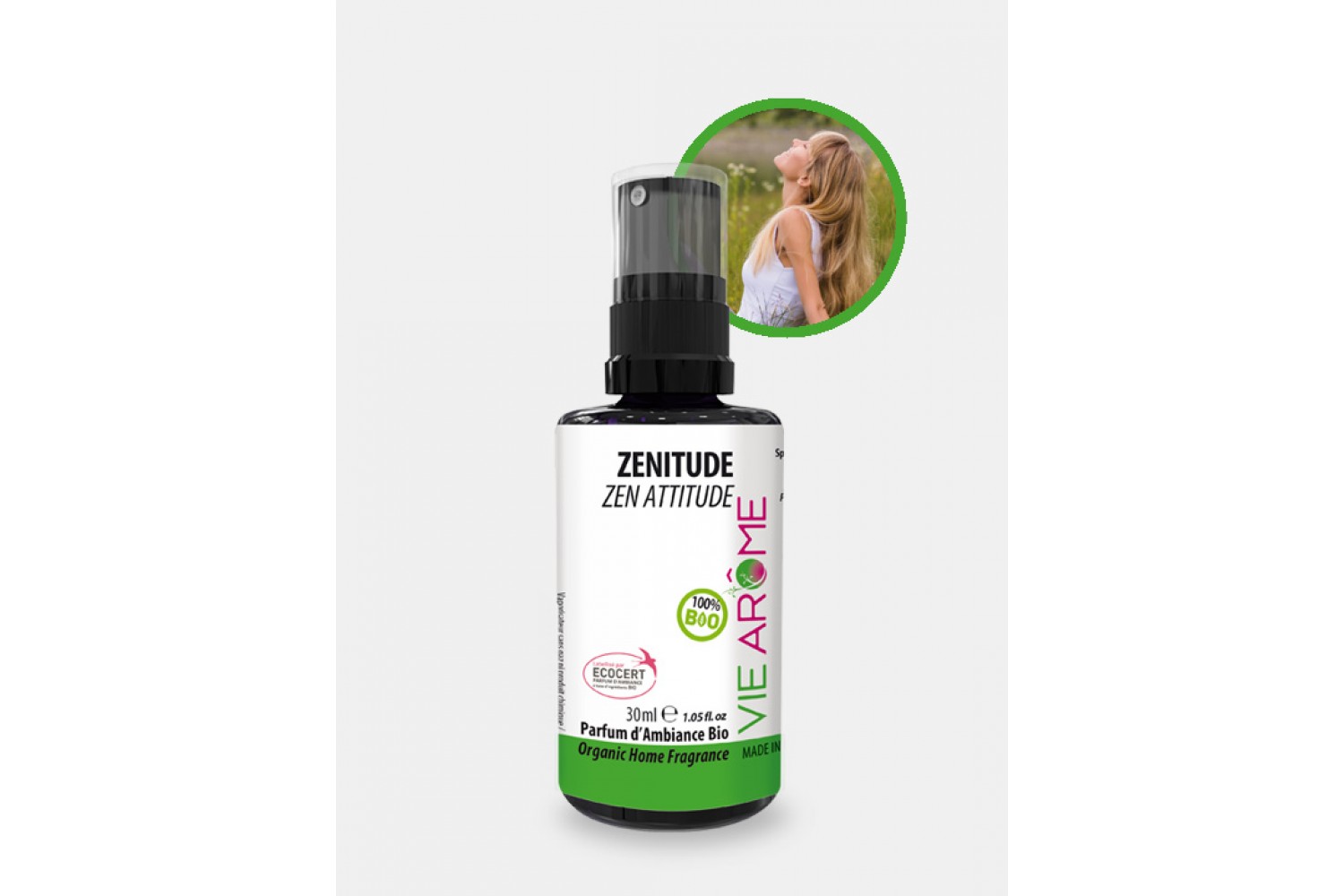 Parfum d'ambiance Znitude 100% bio